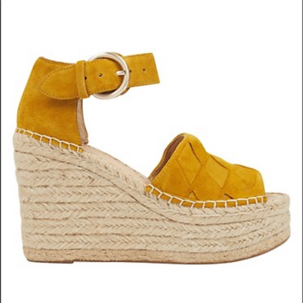 Marc Fisher Adalla Suede Platform Wedge Sandal